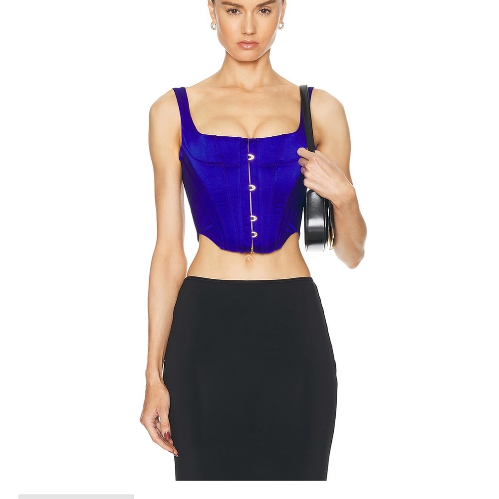 Agent Provocateur Cobalt Blue Zena Corset